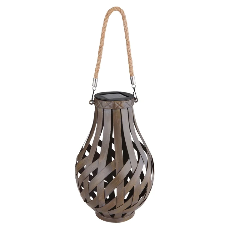 Solarleuchten Garten 2er Set Laterne 27cm Solarlampe Außen Außenleuchte Solar – Bild 6