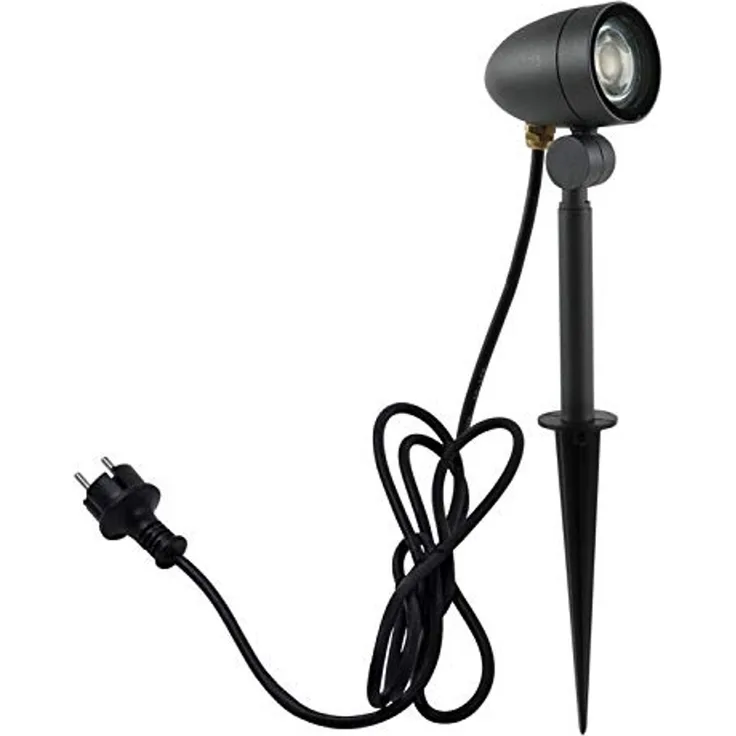 Heitronic Nr. 35833-HE Erdspießstrahler Malea anthrazit GU10 IP54 43cm