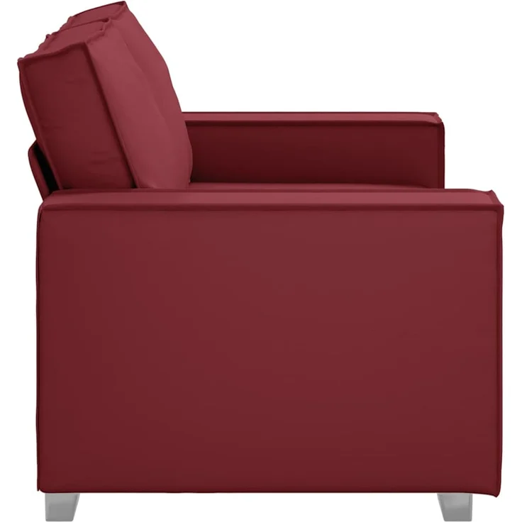 vidaXL Zweisitzer-Sofa Weinrot 160 cm Kunstleder 4105048 – Bild 5