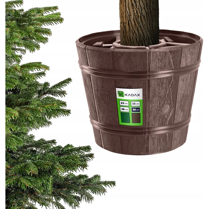 KADAX Großer Weihnachtsbaumständer für einen echten Weihnachtsbaum, Blumentopfbaum, 2,8 m – Bild 1