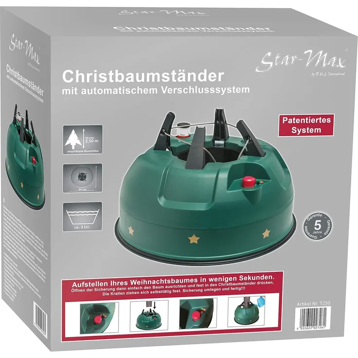 Baumständer PATENTIERT selbstfixierend, bis 2,5m