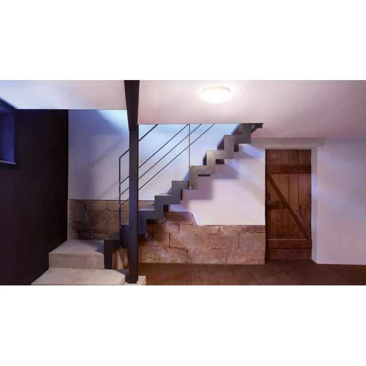 Steinel LED Innenleuchte RS 16 S Opalglas, 9,3 W Wandleuchte, 360° Bewegungsmelder, max. 3 - 8 m Reichweite, 918 lm – Bild 2