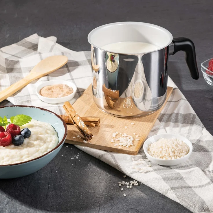 Genius Milchtopf Cerafit Steel Milchtopf 14 cm, Edelstahl, Keramik, Antihaft-Beschichtung – Bild 2