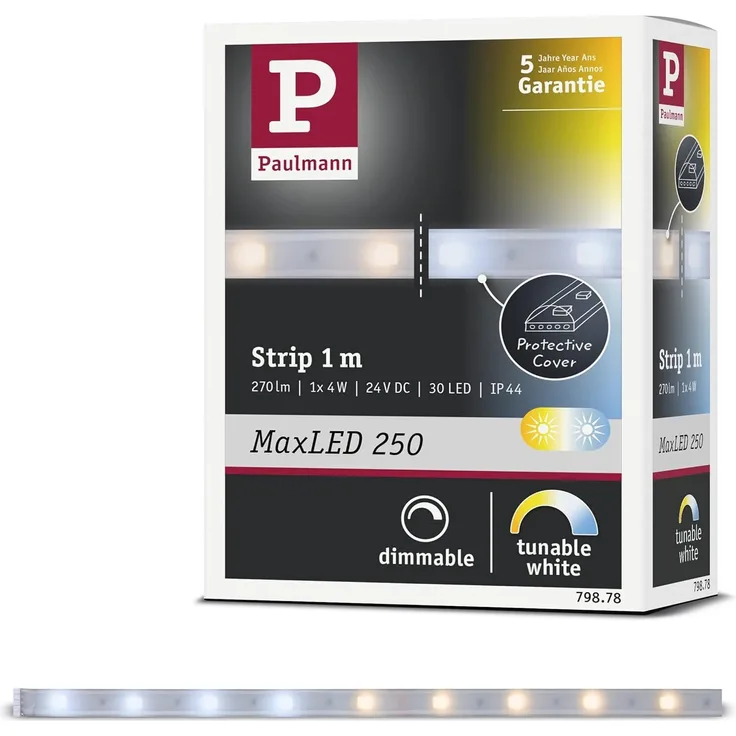 Paulmann No. 79878 MaxLED 250 Strip beschichtet 1m IP44 TunableWhite Protect Cover