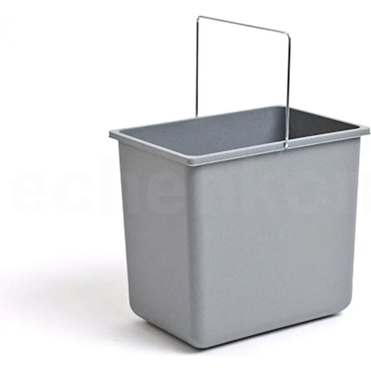 Hailo Inneneimer Paar 18 Liter schwarz grau 316 x 226 x 286 mm – Bild 3