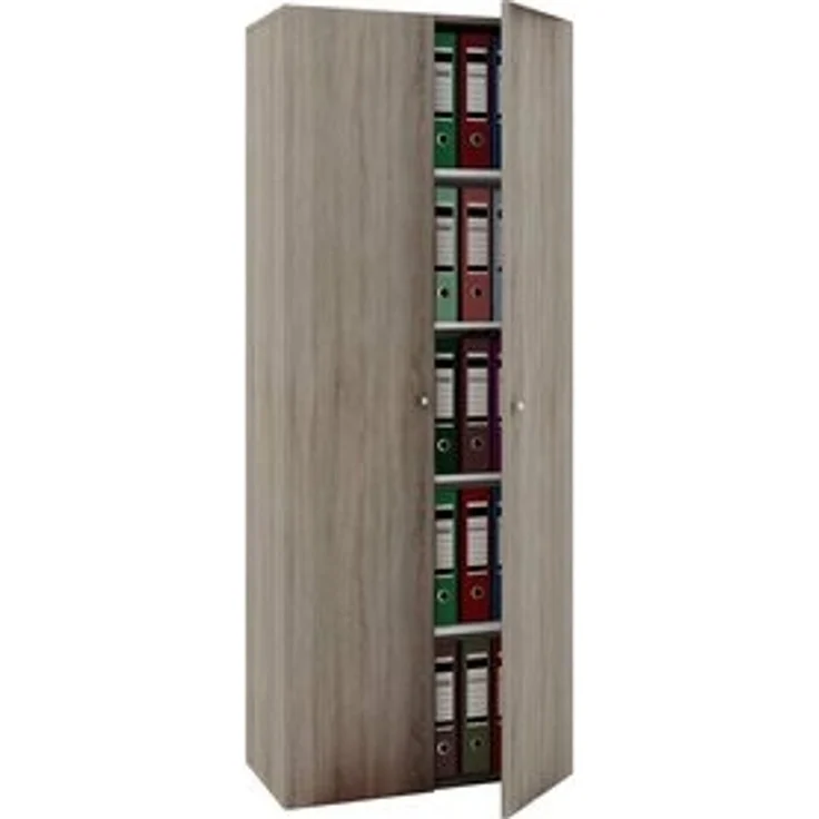 VCM Büroschrank Vandol 912226 Sonoma-Eiche (Sägerau) B. 70 x H. 178 x T. 40 cm – Bild 6