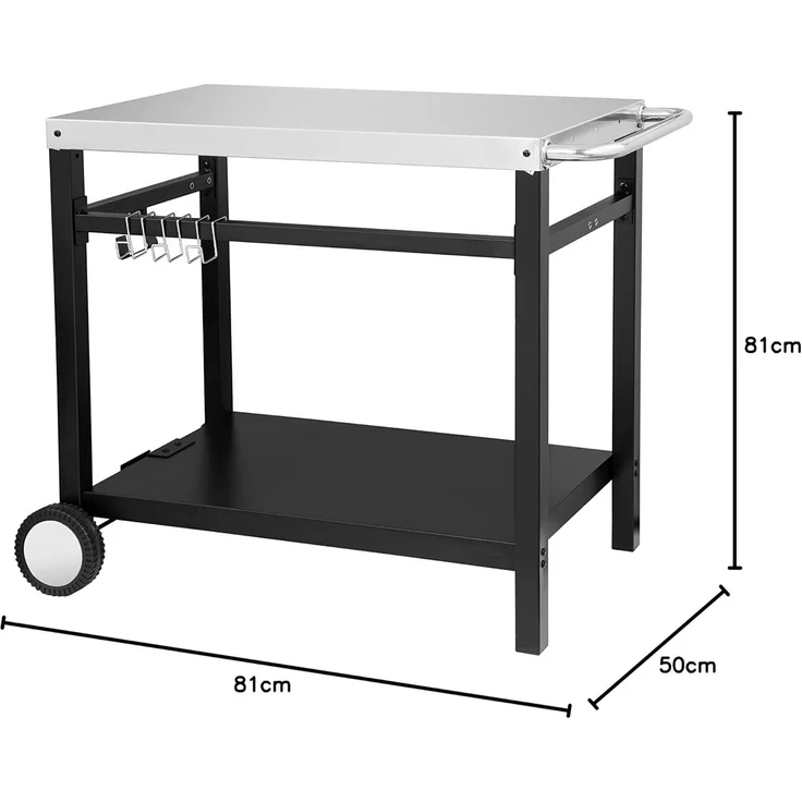 Justus Grill-Servierwagen mit Rollen / Multi-Trolley – Bild 3