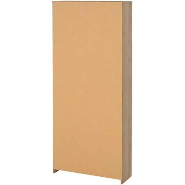 Dmora - Schuhschrank Bliss, Schuhregal, Mehrzweck-Eingangsgarderobe, Möbel für Schuhe, 70x24 h162 cm, Eiche – Bild 5