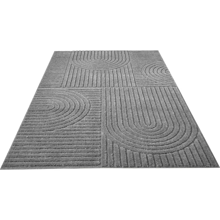 OTTO home Teppich Jonne, Boho-Design, Scandi, Designteppich, rechteckig, Höhe: 20 mm, Hoch-Tief, 3D Optik, skandinavischer Stil, Wohnzimmer, Schlafzimmer – Bild 2