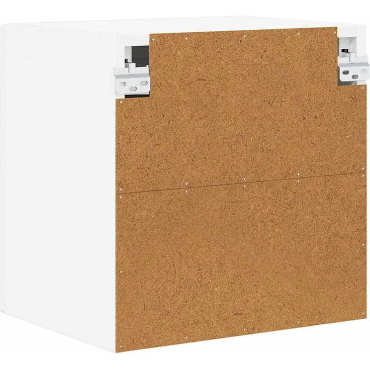 vidaXL Wandglas-Schrank PORTO Hochglanz-Weiß 40 x 31 x 40 cm 885193 – Bild 8