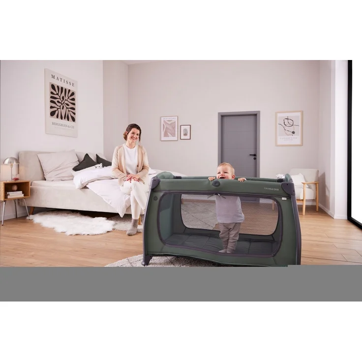 Hauck Play N Relax Center / Reisebett Dark Green – Bild 2
