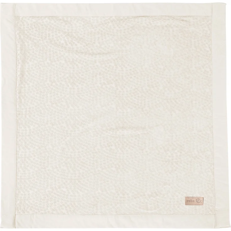 roba Babydecke 'Seashells' Oyster - 80 x 80 cm - GOTS & Oeko Tex- Weiß – Bild 3