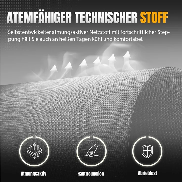 GTPLAYER Gaming-Stuhl Ergonomischer Gaming Sessel Schreibtischstuhl Gamer Stuhl aus Stoff, Federsitzkissen mit Fußstütze, Grau – Bild 3