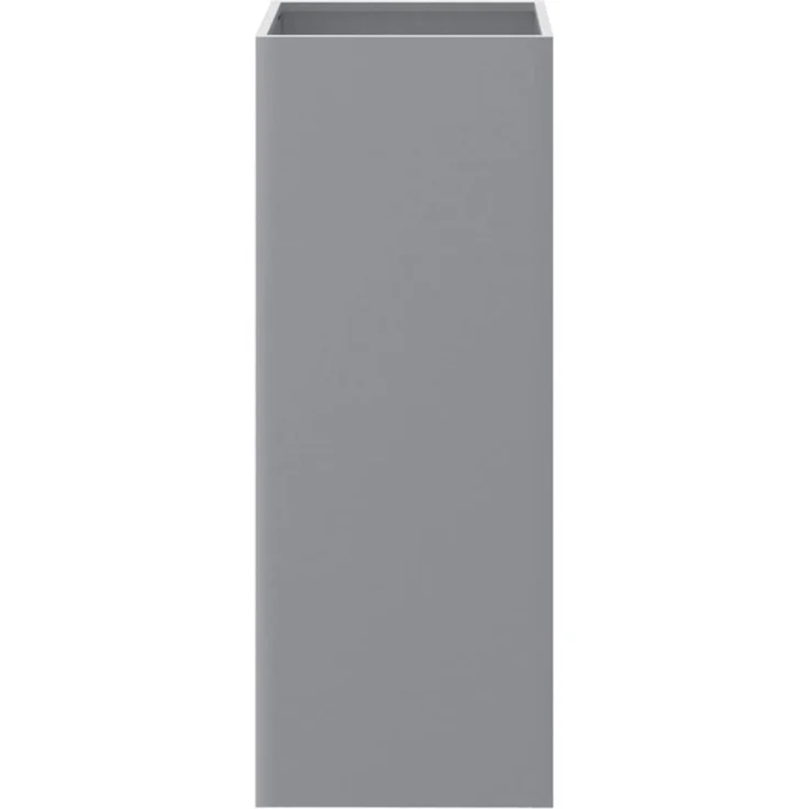 vidaXL Pflanzkübel Silbern 32x29x75 cm Verzinkter Stahl 841576 – Bild 3