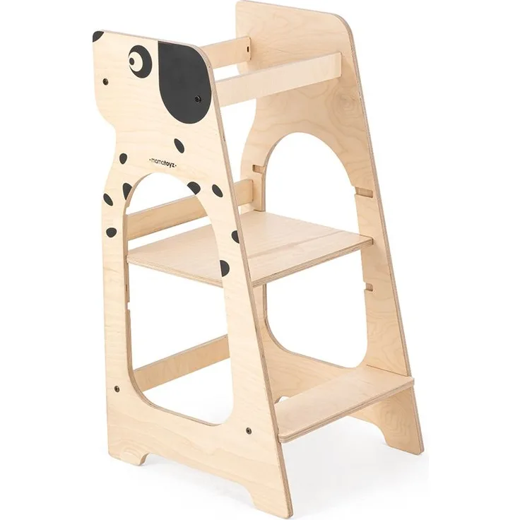 MamaToyz Holz Lernturm Kule Hund | Natur |