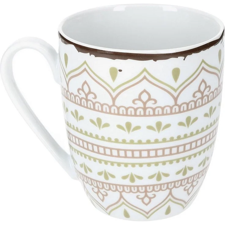 van Well Becher 6er Set Kaffeebecher Riva 400ml Porzellan, Porzellan – Bild 3