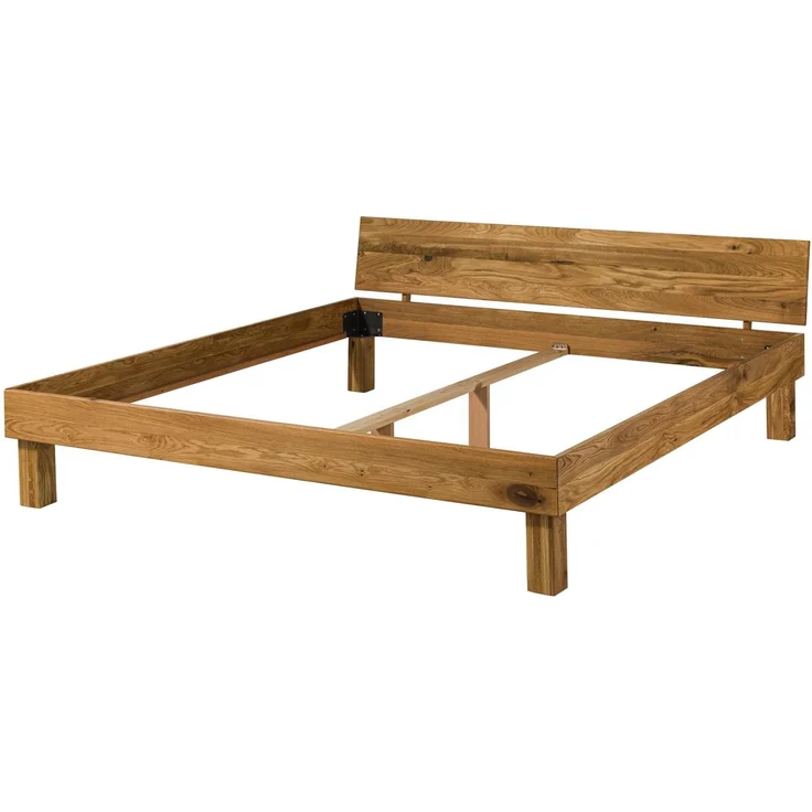 Bett Wildeiche 200 x 200 x 70 natur geölt TomMe #107 – Bild 11
