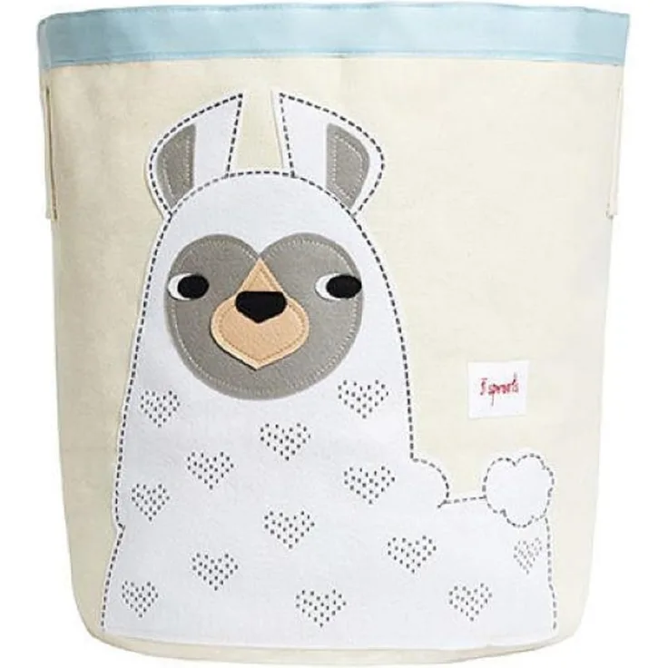 3 Sprouts Aufbewahrungskorb Lama, beige