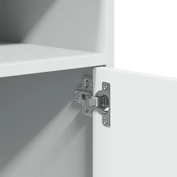 vidaXL Rollschrank Weiß 60x48x81 cm Holzwerkstoff 853164 – Bild 7