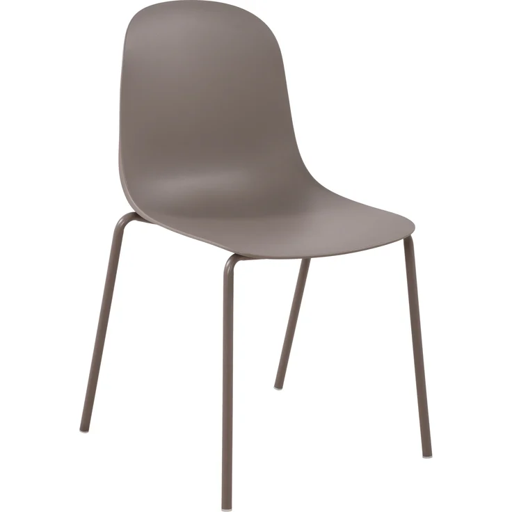 CLP 2er Sitzgruppe Veldin Set 1 Tisch 2 Stapelstühle wetterfest UV-beständig,taupe – Bild 6