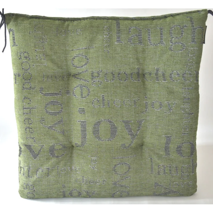 Stuhlkissen JOY LBH 40x40x5 cm grün