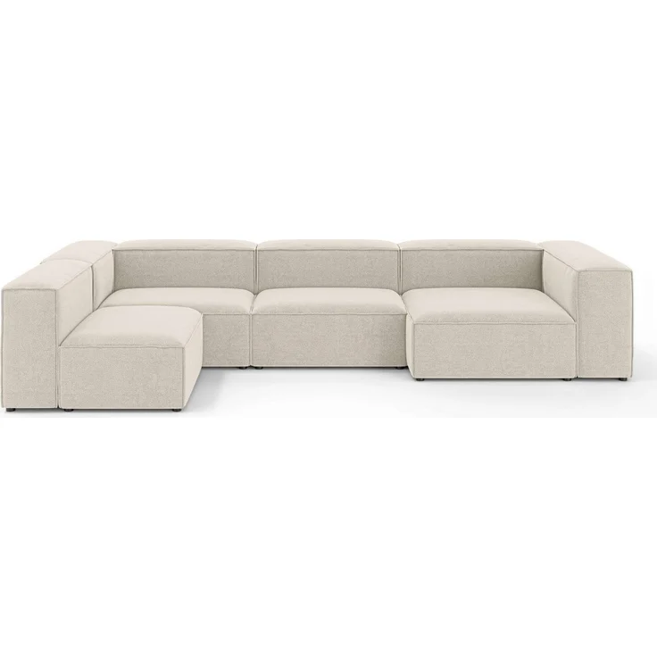 OTTO home Wohnlandschaft HAILY U-Form mit Ottomane links/rechts, Maße B/T/H: 360/200/72 cm, als Modul oder separat verwendbar, für individuelle Zusammenstellung – Bild 2