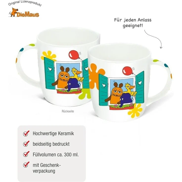 Trötsch Verlag Tasse Die Maus und Freunde - Tasse im Haus – Bild 2