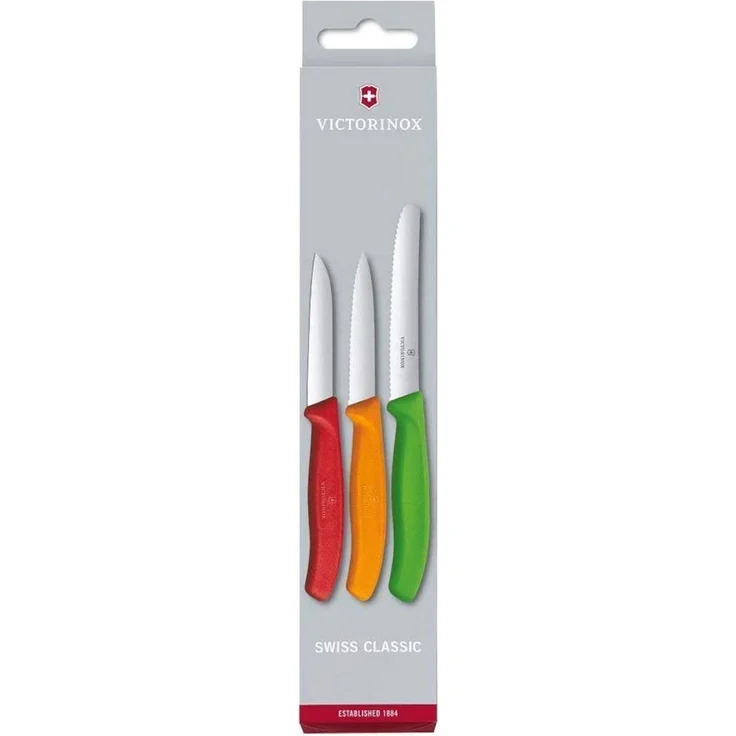 VICTORINOX Messer-Set Swiss Classic 3-teilig 3fach sortiert – Bild 3