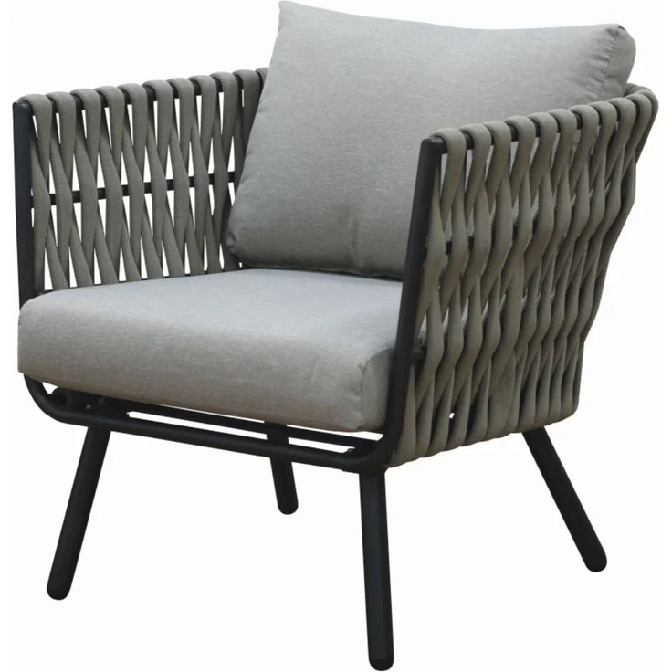 Gardissimo Rope Alu Garten Lounge / Sitzgruppe "Serena", taupe – Bild 3