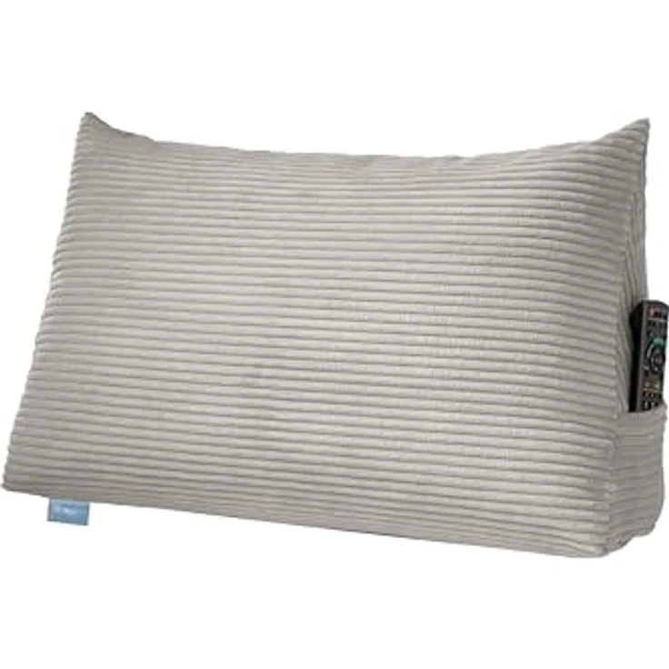 XDREAM Rückenkissen ergonomisches Keilkissen für Bett und Sofa, 1-tlg, als Kopfkissen oder Venenkissen verwendbar, mit praktischem Seitenfach – Bild 2