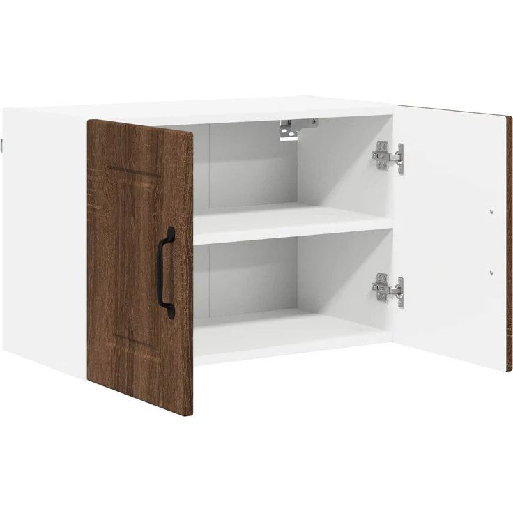 vidaXL Wandschrank PORTO 2 stk. Braun Eichen-Optik 60 x 31 x 40 cm 885280 – Bild 5