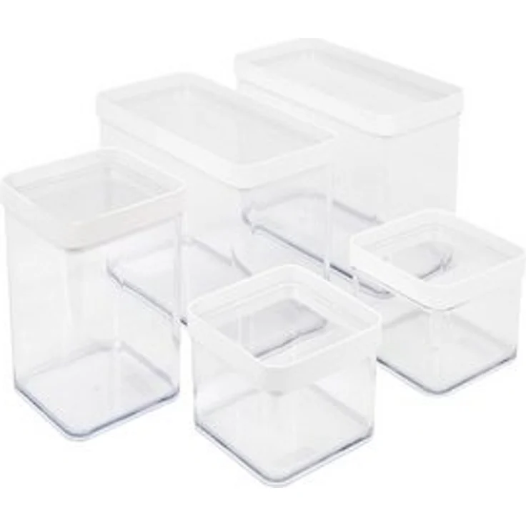 ROTHO Vorratsdose, Kunststoff, (Vorratsdosenset, Set 5tlg) – Bild 6