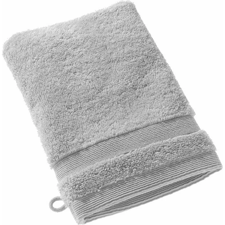 SCHÖNER WOHNEN-Kollektion Waschhandschuh CUDDLY Waschhandschuh, Baumwolle (1-St), 16 x 21 cm in Hellgrau – Bild 2
