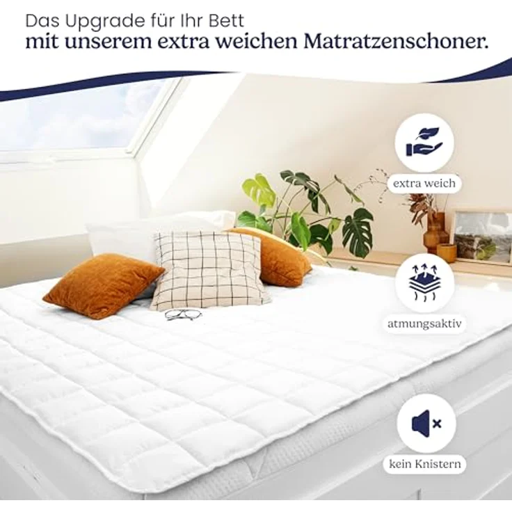 Matratzenschoner Matratzenschutz - Matratzenauflage viele Größen zum Matratzenschutz Gentle North, gängigste Größen – Bild 3