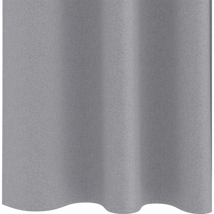 vidaXL Verdunkelungs-Vorhänge mit Ringen 2 stk. Hellgrau 245 x 140 cm 4107456 – Bild 6