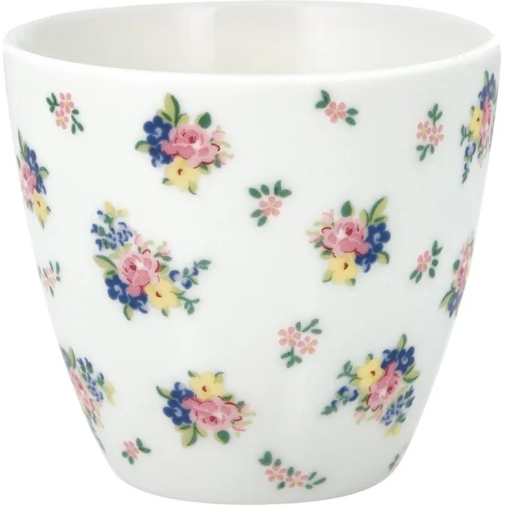 Greengate Latte Cup Augusta White STWLATAUG0106
