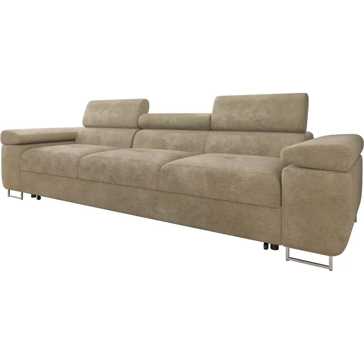 Schlafsofa Torezio III Bis mit Einstellbare Kopfstützen (Farbe: Lumo 30)