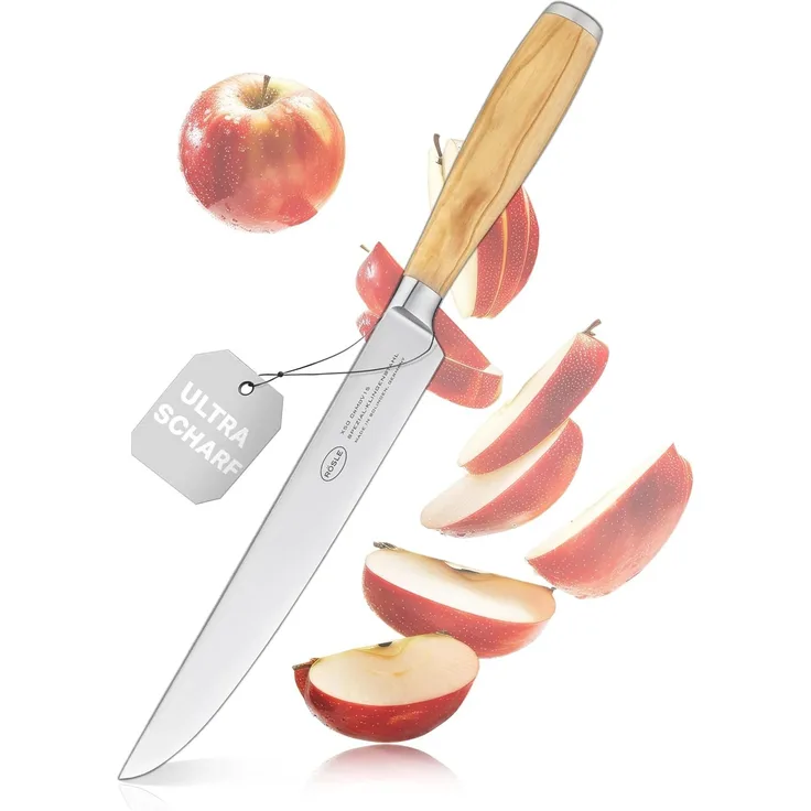 Roesle Artesano Olivenholz Fleischmesser 19 cm