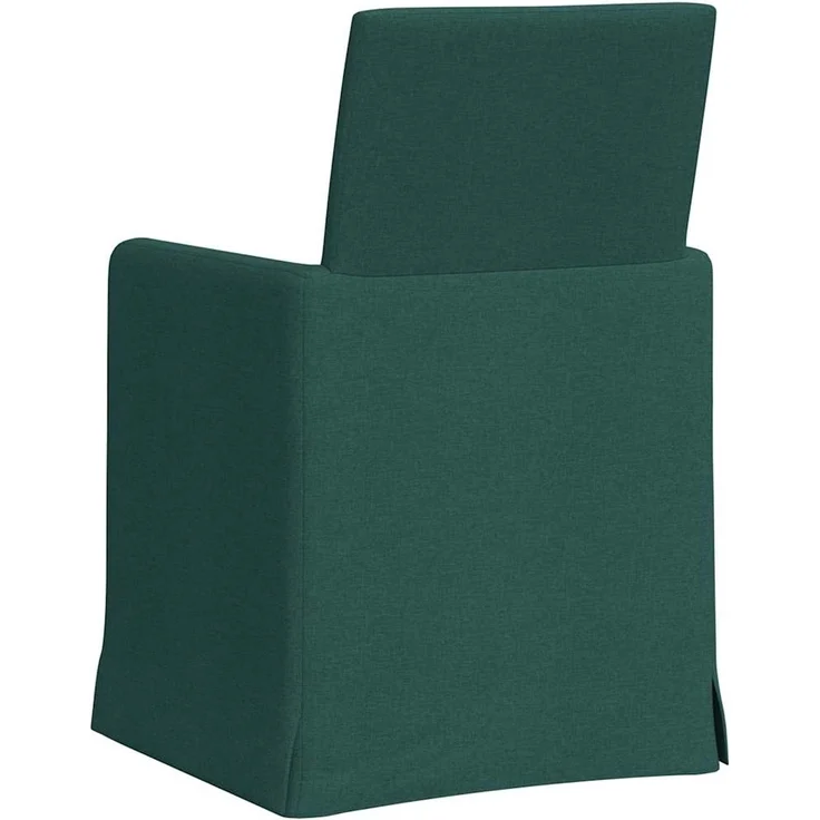 vidaXL Esszimmerstühle 2 pcs Dunkelgrün 57 x 67 x 95 cm Stoff 42017908 – Bild 5