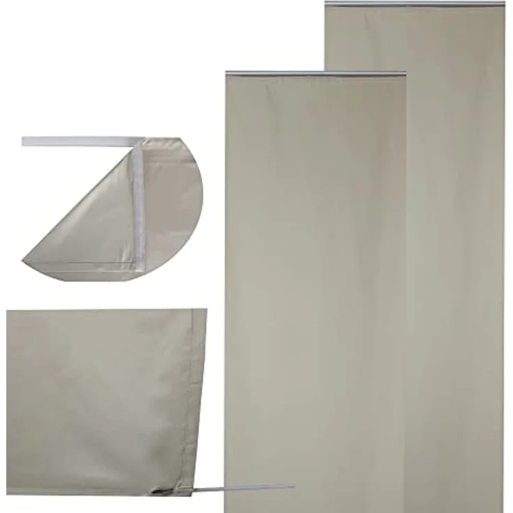 Haus und Deko Schiebegardine Flächenvorhang blickdicht einfarbig Schiebegardine Gardine Raumteiler (1 St), Paneelwagen, blickdicht, Polyester – Bild 3