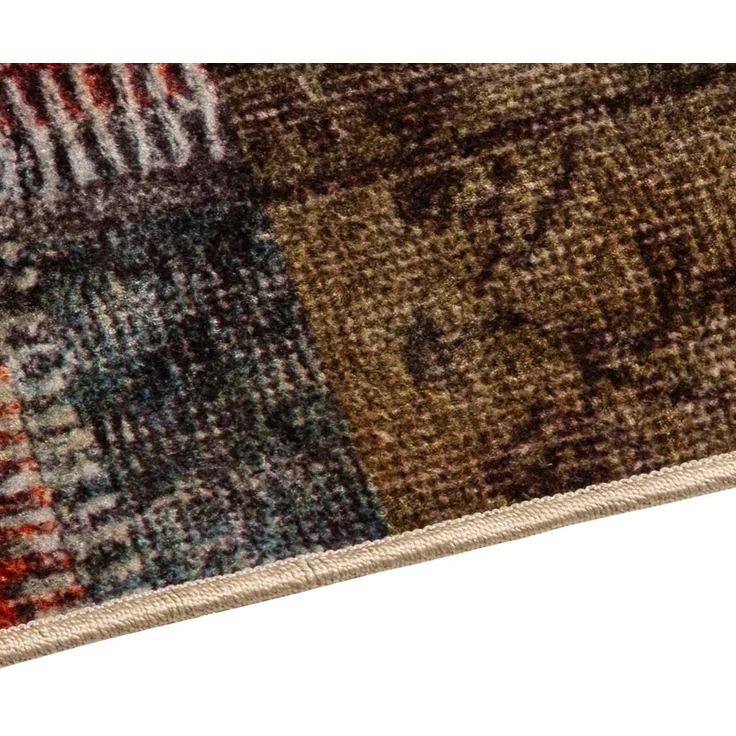 vidaXL Teppichläufer MARSA Mehrfarbig 250x100 cm Polyester und PVC 42023251 – Bild 2