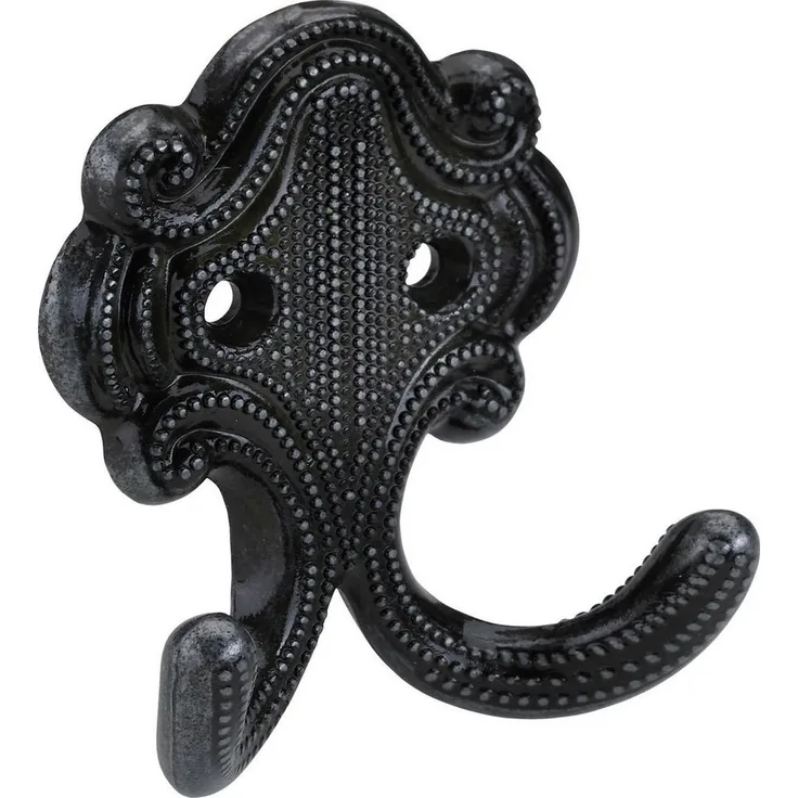 Hettich Mantelhaken 6,9 x 5,8 x 2,6 cm brüniert silber - 1 Stück