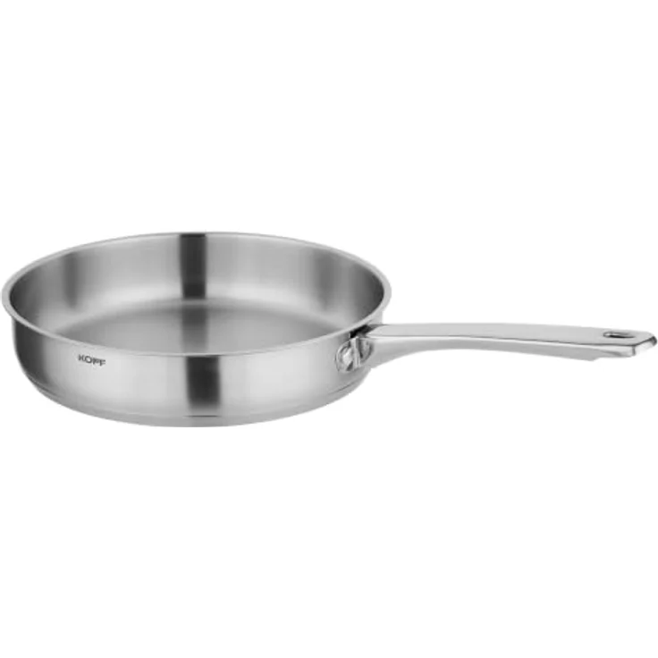 Kopf Topf-Set Clara, Edelstahl, 10-teilig mit 4 Kochtöpfen, Bratpfanne, Schmorpfanne, Stielkasserolle und 3 Glasdeckeln, für alle Herdarten inkl. Induktion, spülmaschinengeeignet und backofenfest – Bild 20