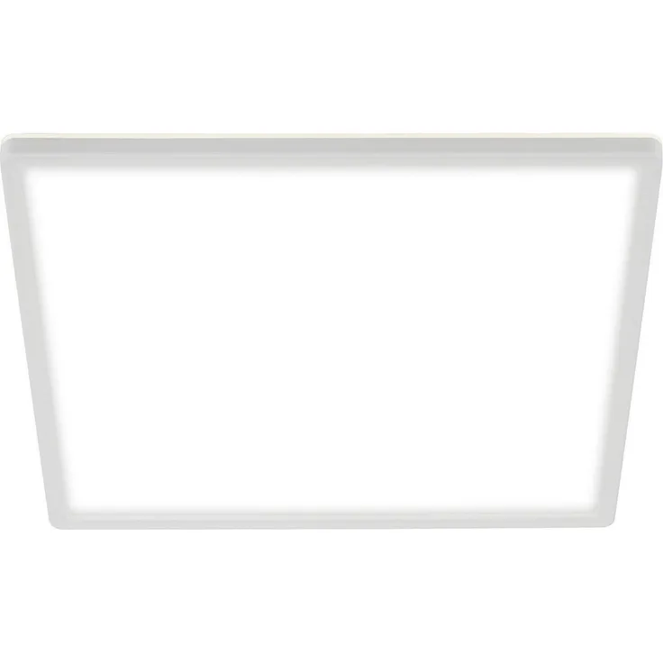 BRILONER - LED Deckenlampe mit indirektem Licht, 3cm flach, neutralweiße Lichtfarbe, Lampe, Deckenleuchte, Wohnzimmerlampe, LED Panel, Küchenlampe, Deckenbeleuchtung, Schlafzimmerlampe, 29,3cm, Weiß