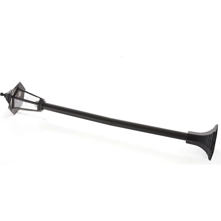 Lindby Außen-Stehlampe Nane, Kunststoff Schwarz IP44, 1 x 60 W – Bild 4