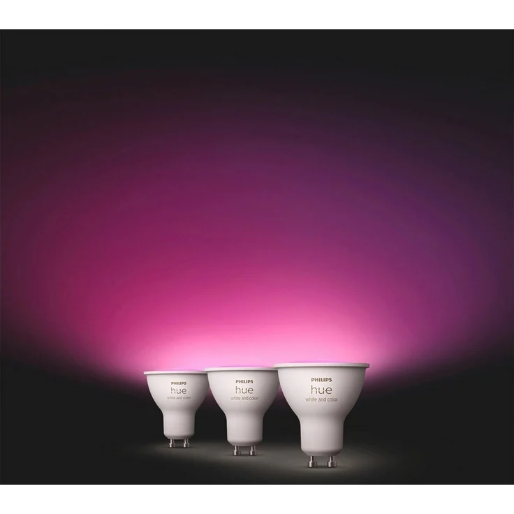 Philips Hue White & Col. Amb. GU10 Dreierpack 3x350lm/ – Bild 2