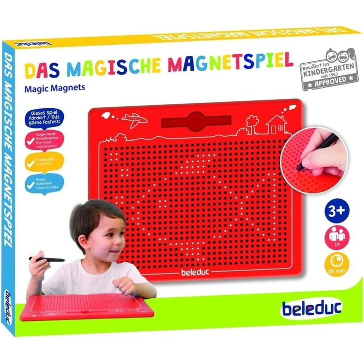 Beleduc 21042 - Das magische Magnetspiel,Rot,280 x 255 x 12 mm – Bild 7