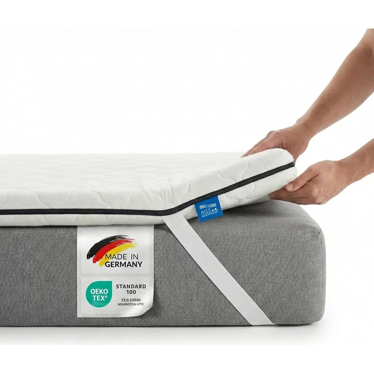 Viscoschaum Topper 190x140x6cm 212g Bezug – Bild 1