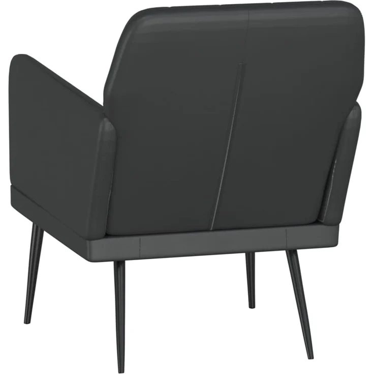 Sessel wohnzimmer, Relaxsessel, Fernsehsessel Schwarz 61x78x80 cm Kunstleder – Bild 5