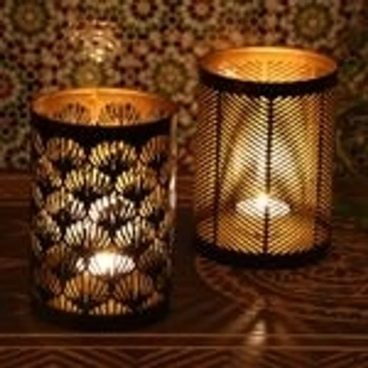 Orientalisches Windlicht Lucca 2er Set – Bild 5